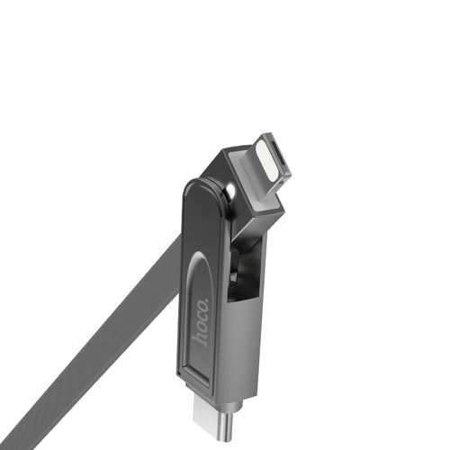 Cable USB to Lightning Micro-USB Type-C «U24 Refined» charging wire