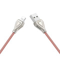 Cable USB to Lightning «U25 Golden armor» charging data sync