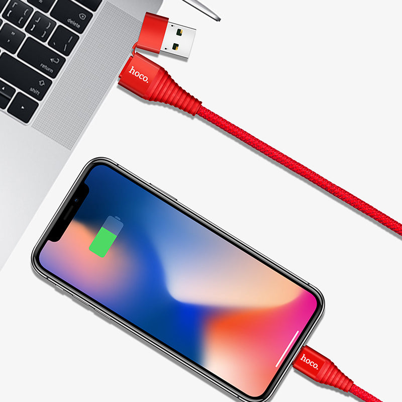 Cable Type-C & USB-A to Lightning «U26» charging data sync