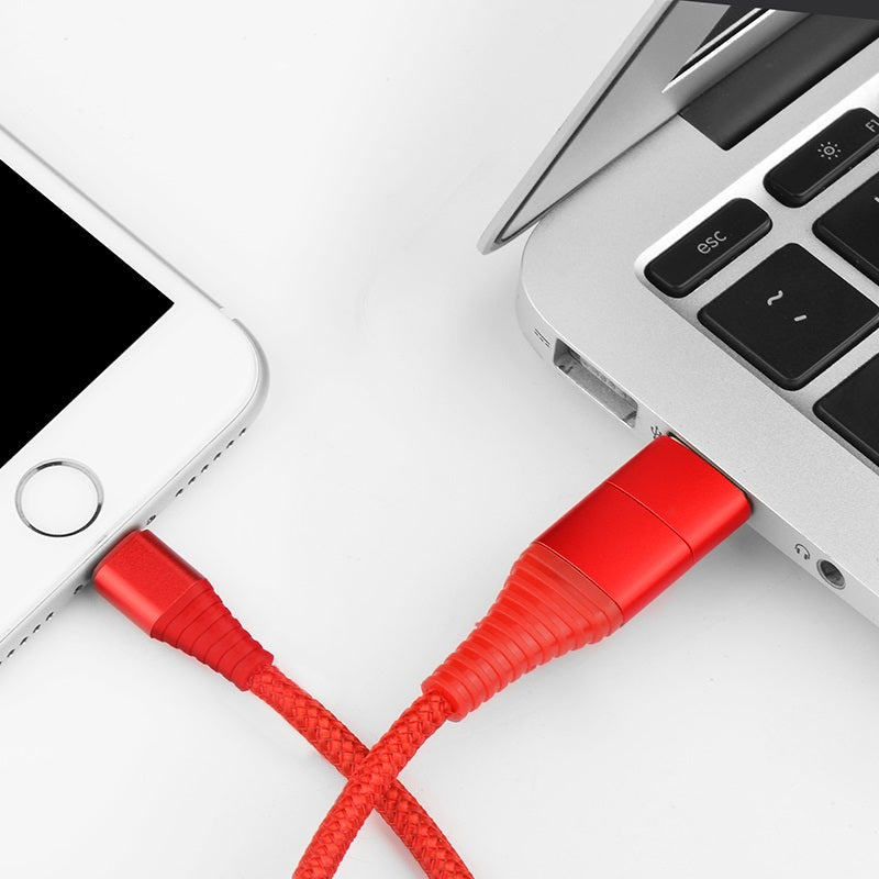 Cable Type-C & USB-A to Lightning «U26» charging data sync