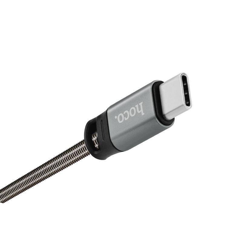 Cable USB to Type-C «U27 Golden shield» charging data sync