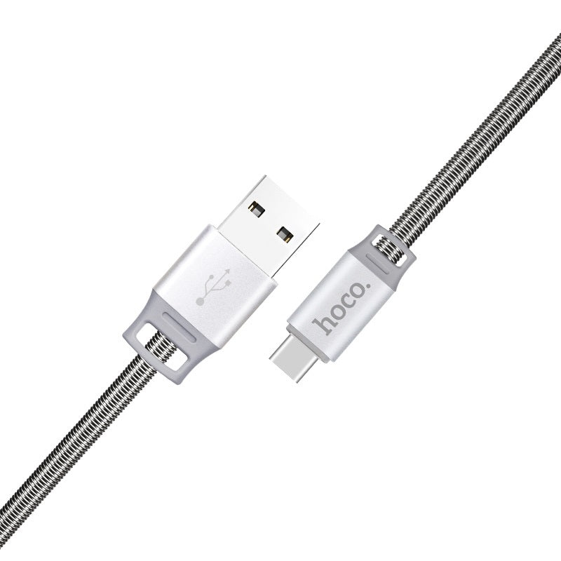 Cable USB to Type-C «U27 Golden shield» charging data sync