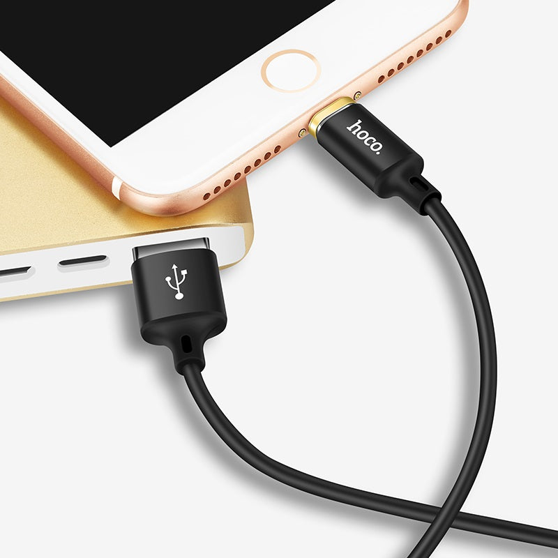 Cable USB to Lightning «U28 Magnetic» charging