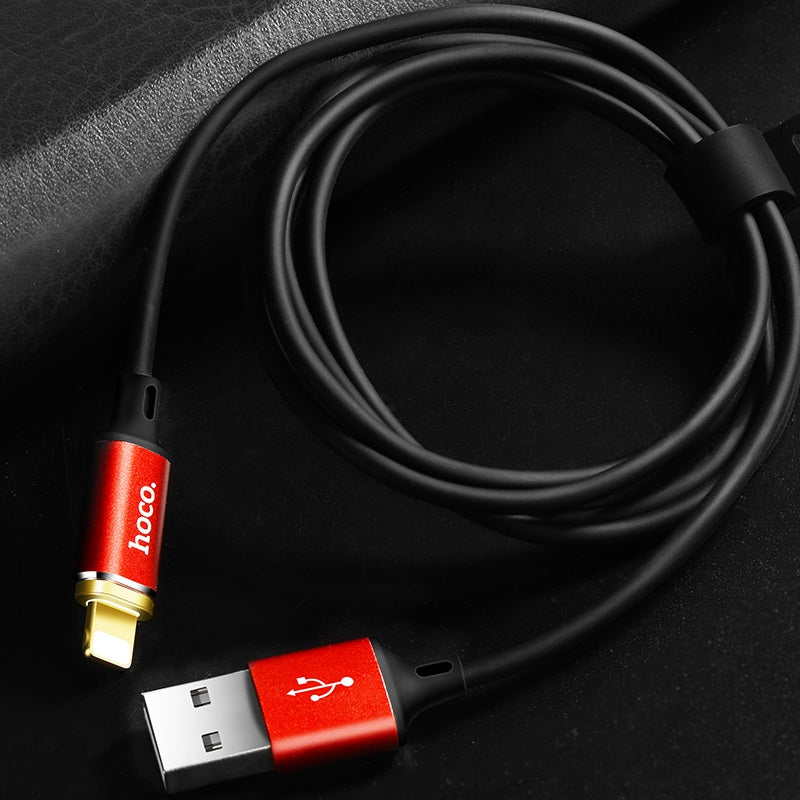 Cable USB to Lightning «U28 Magnetic» charging