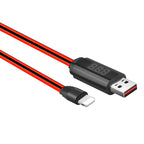 Cable USB to Lightning «U29 LED» charging data sync