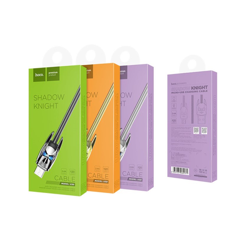 Cable “U30 Shadow knight” charging data Micro-USB