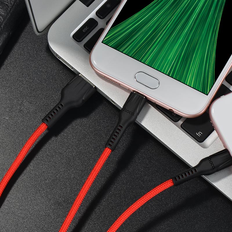 Cable USB to Lightning Micro-USB «U31 Benay» charging wire