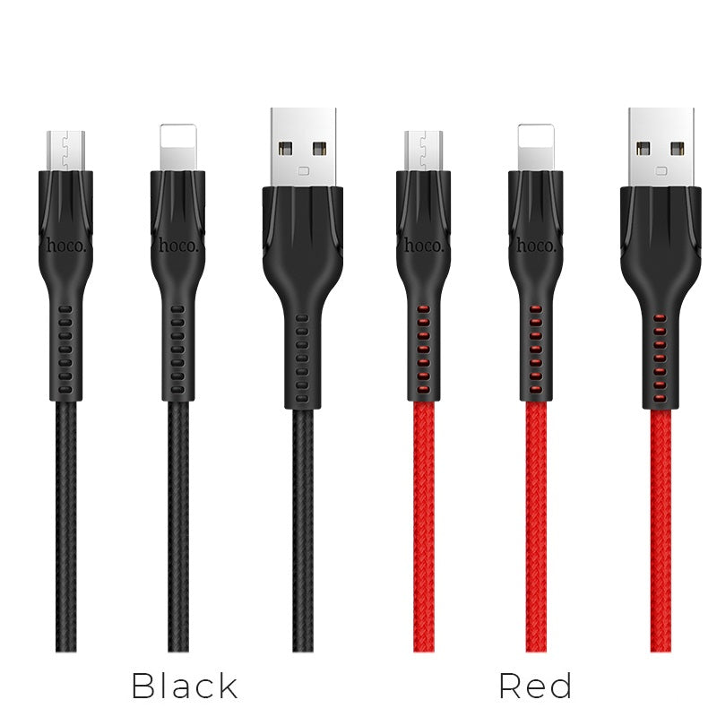 Cable USB to Lightning Micro-USB «U31 Benay» charging wire