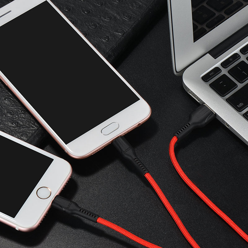 Cable USB to Lightning Micro-USB «U31 Benay» charging wire