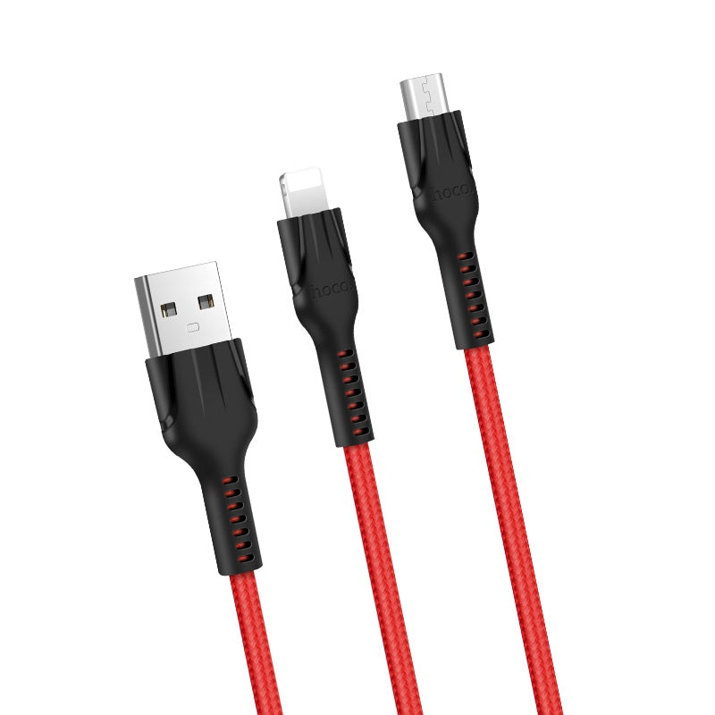 Cable USB to Lightning Micro-USB «U31 Benay» charging wire