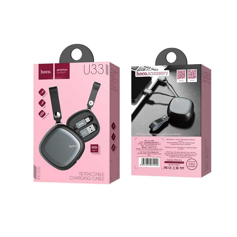 Cable «U33 Retractable» charging data Type-C