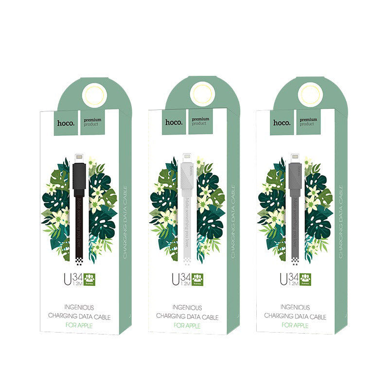 Cable USB to Lightning «U34 LingYing» charging data sync