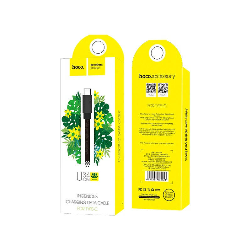 Cable USB to Type-C «U34 LingYing» charging data sync