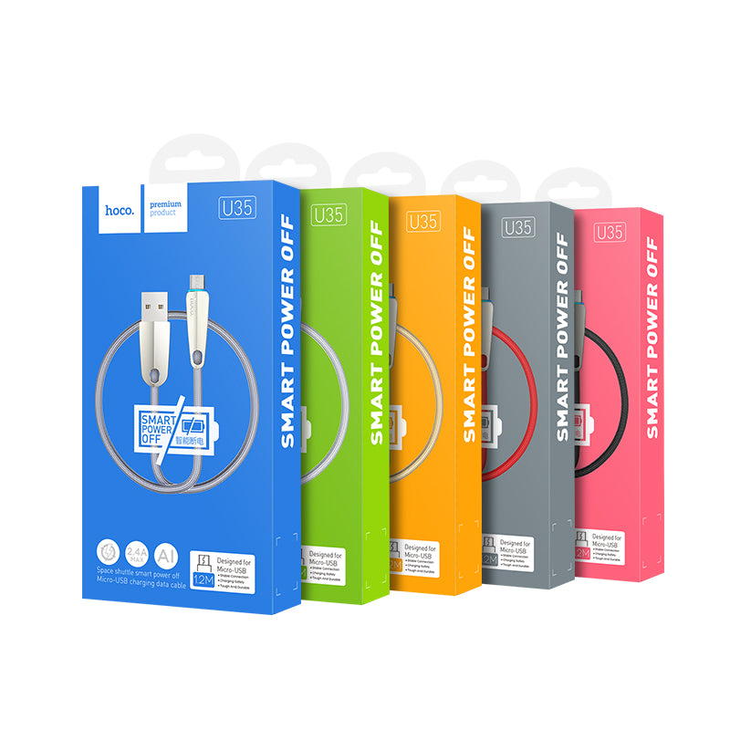 Cable «U35 Space shuttle» charging data Micro USB smart power off