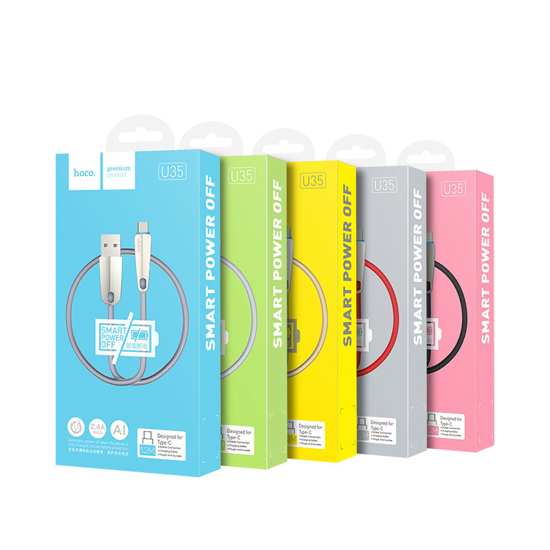 Cable «U35 Space shuttle» charging data Type-C smart power off