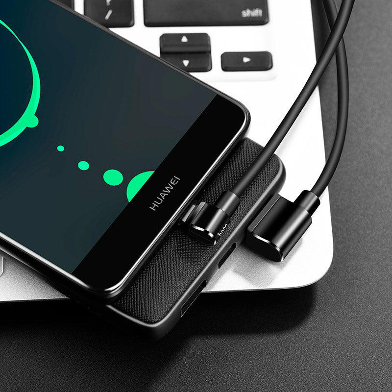 Cable «U37 Long roam» 90 degrees charging data Type C