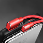 Cable «U37 Long roam» 90 degrees charging data Lightning