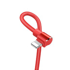 Cable «U37 Long roam» 90 degrees charging data Lightning