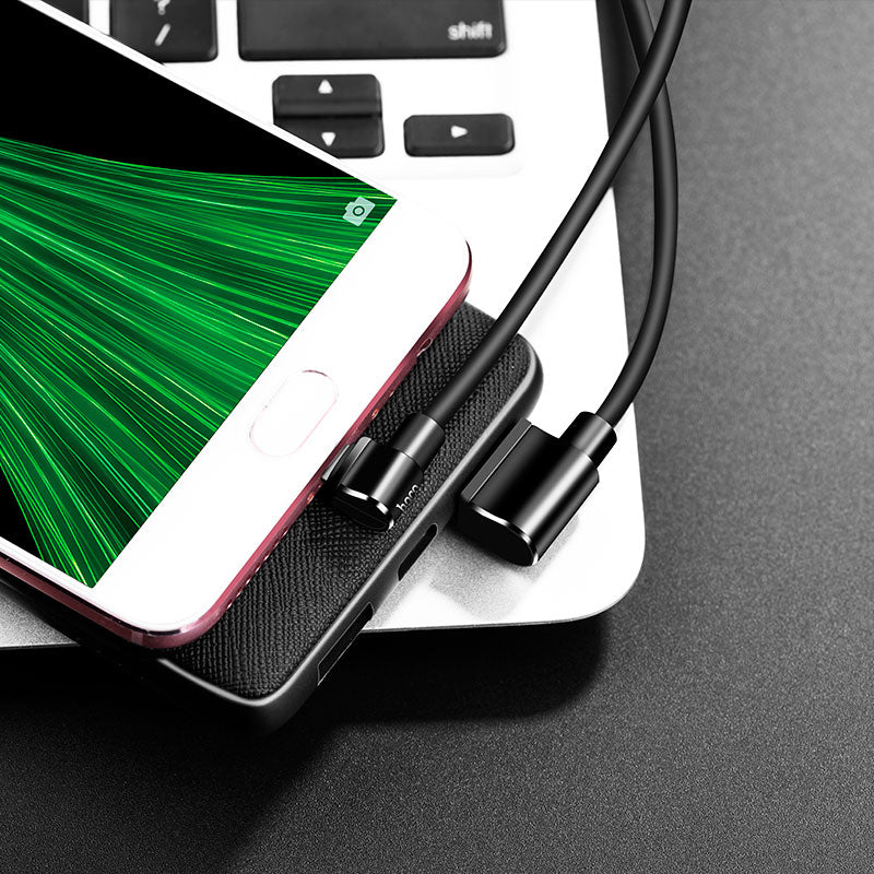 Cable «U37 Long roam» 90 degrees charging data Micro USB