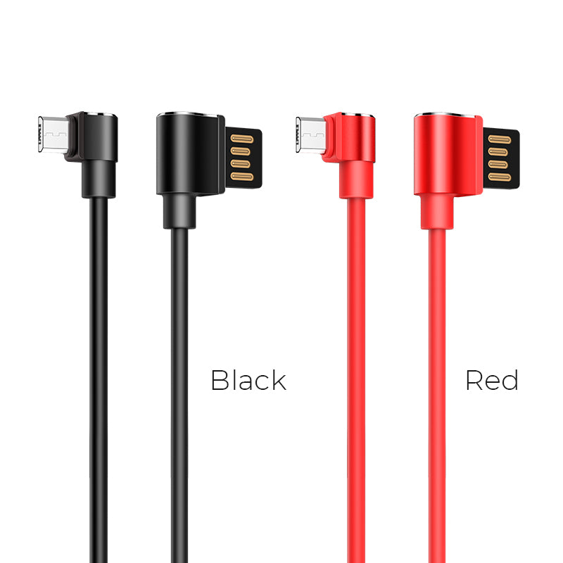 Cable «U37 Long roam» 90 degrees charging data Micro USB