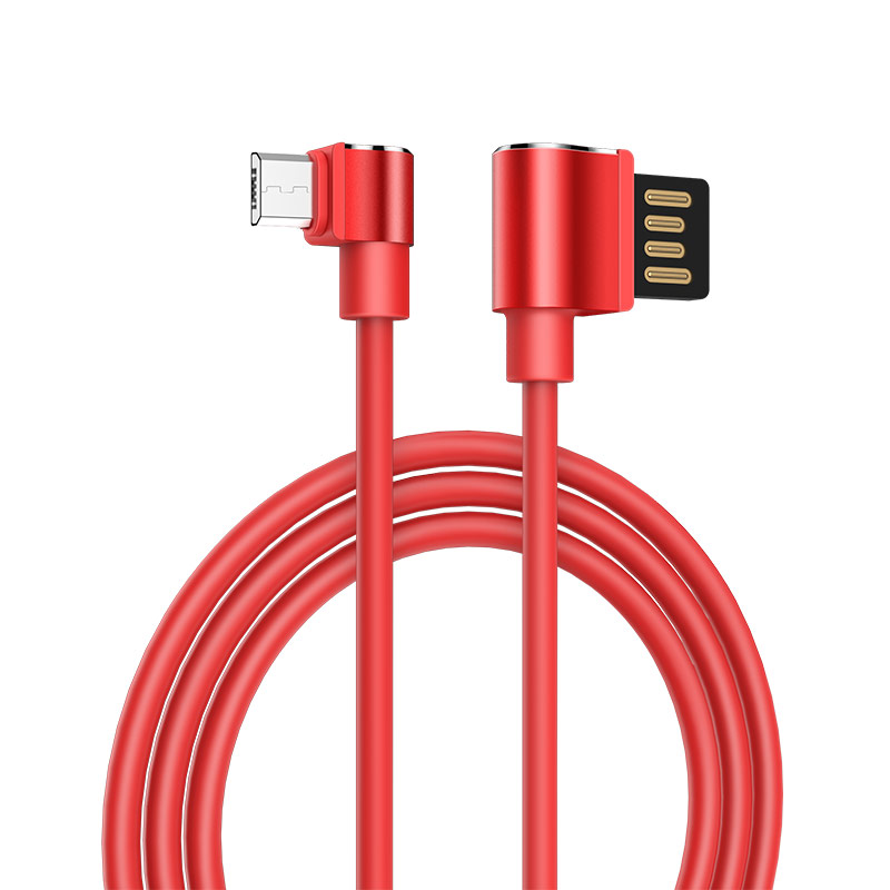Cable «U37 Long roam» 90 degrees charging data Micro USB