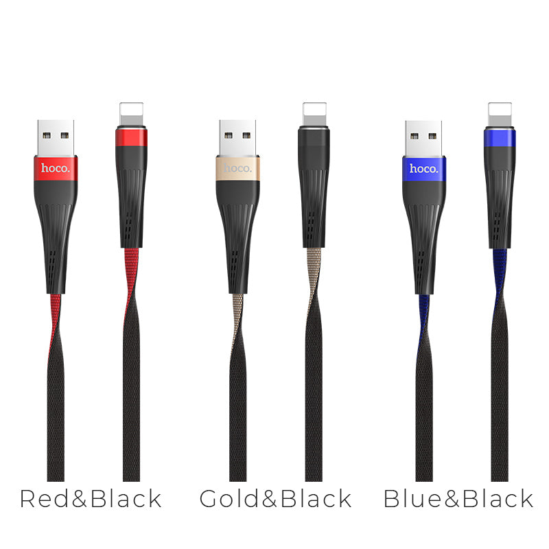 Cable «U39 Slender» colorful charging data Lightning