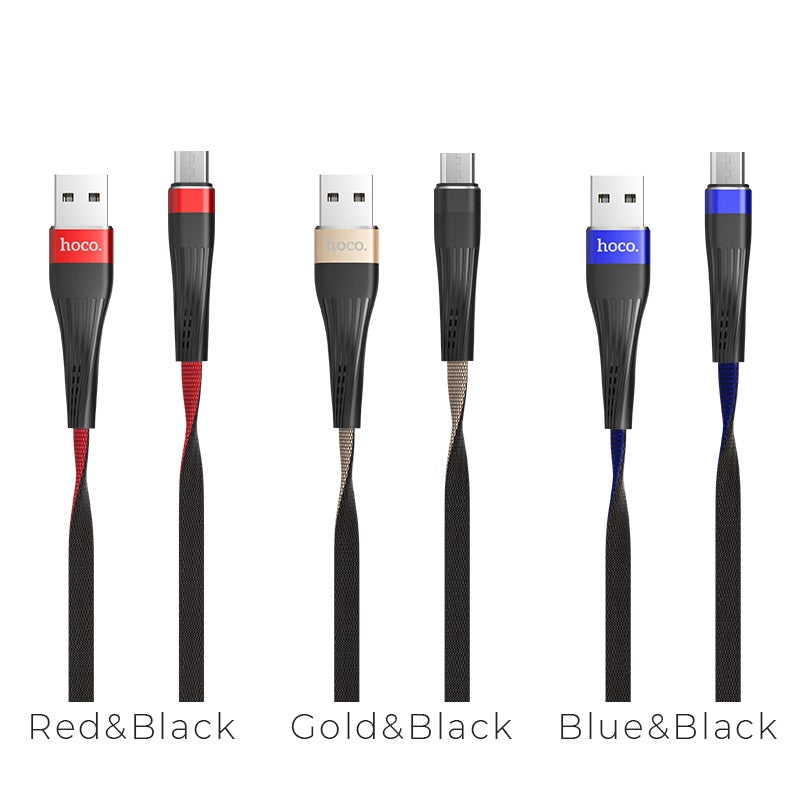 Cable «U39 Slender» colorful charging data Micro USB