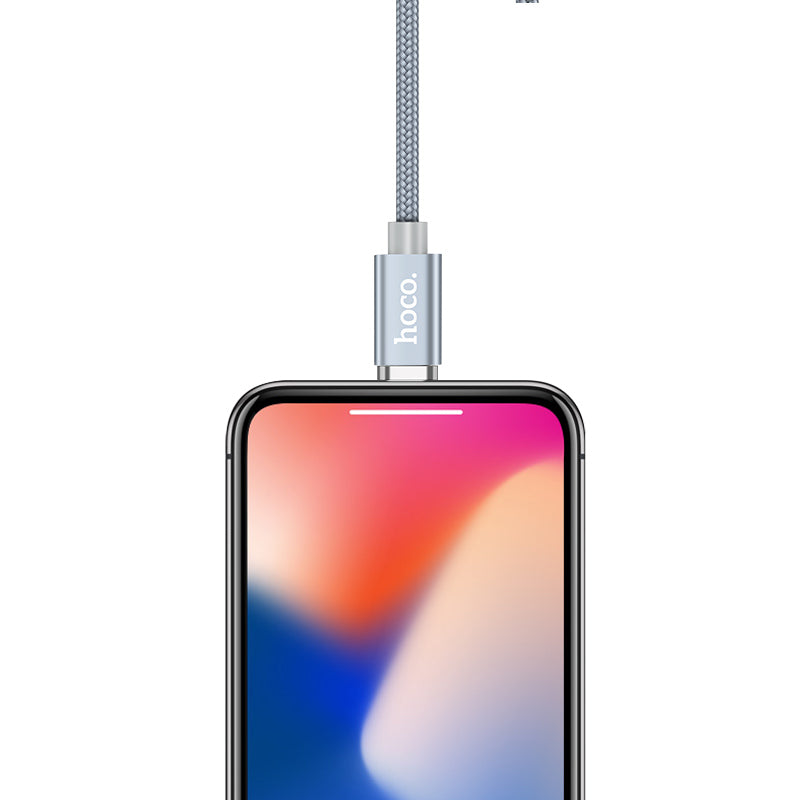 Cable USB to Lightning «U40A Magnetic» charging data sync