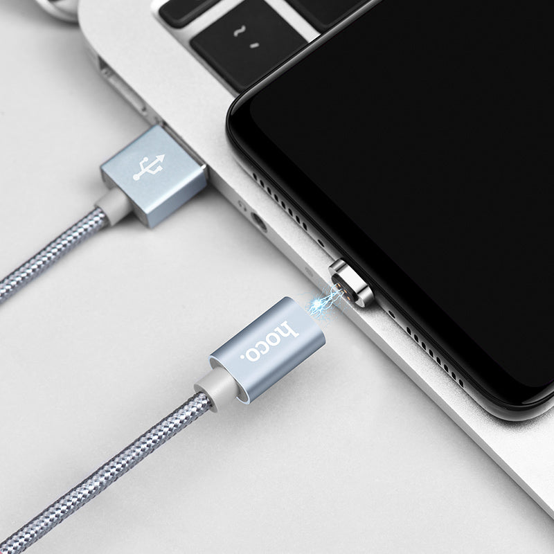Cable USB to Micro-USB «U40A Magnetic» charging data sync