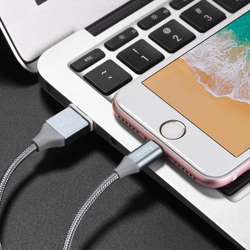 Cable USB to Lightning «U40B Magnetic» charging data sync