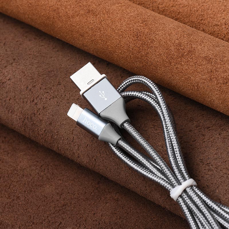 Cable USB to Lightning «U40B Magnetic» charging data sync