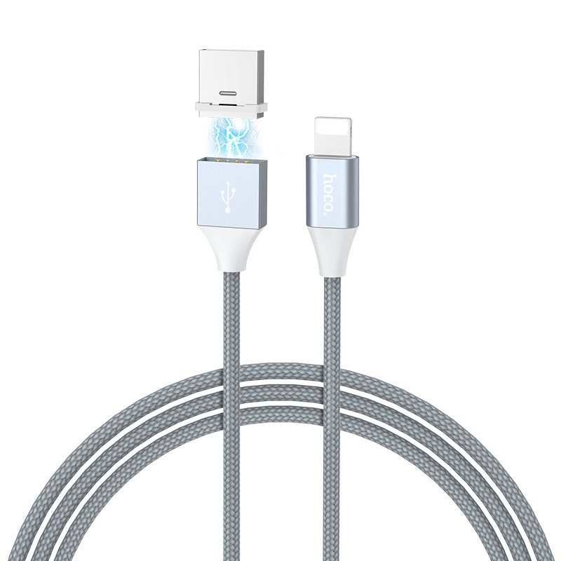 Cable USB to Lightning «U40B Magnetic» charging data sync