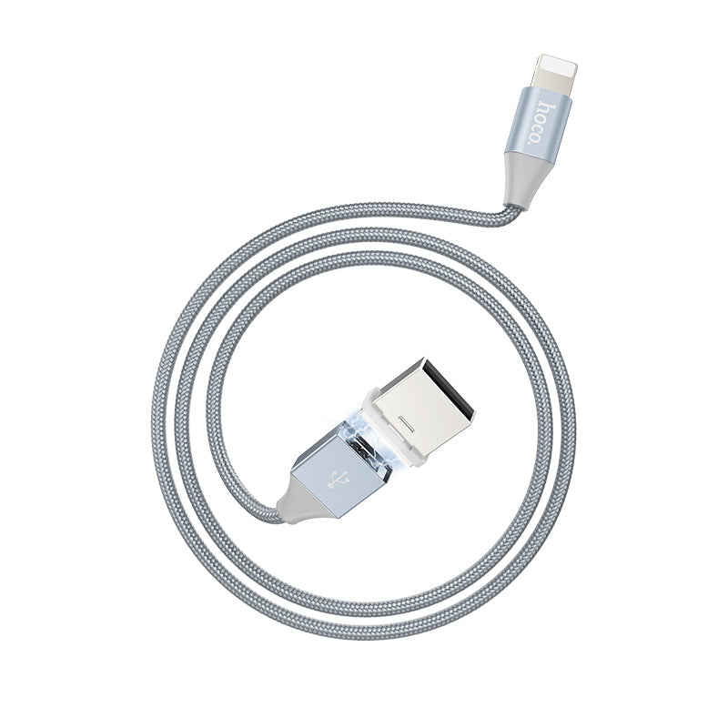 Cable USB to Lightning «U40B Magnetic» charging data sync