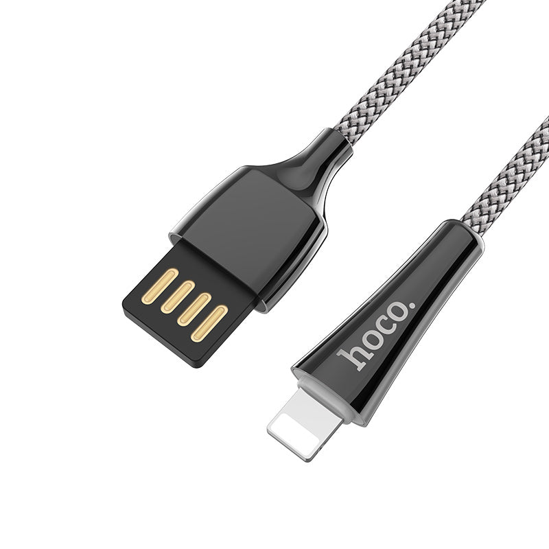 Cable USB to Lightning «U41 Soft light» charging data sync