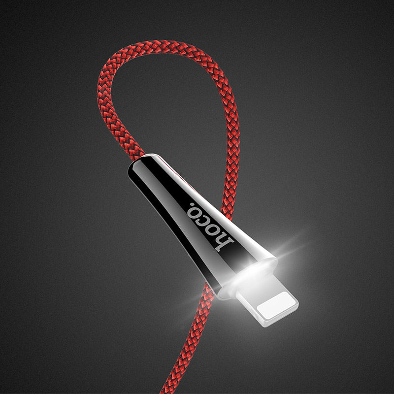 Cable USB to Lightning «U41 Soft light» charging data sync