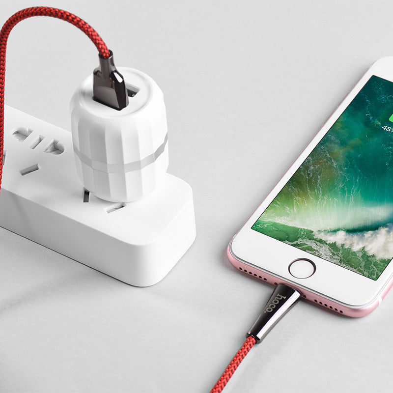 Cable USB to Lightning «U41 Soft light» charging data sync