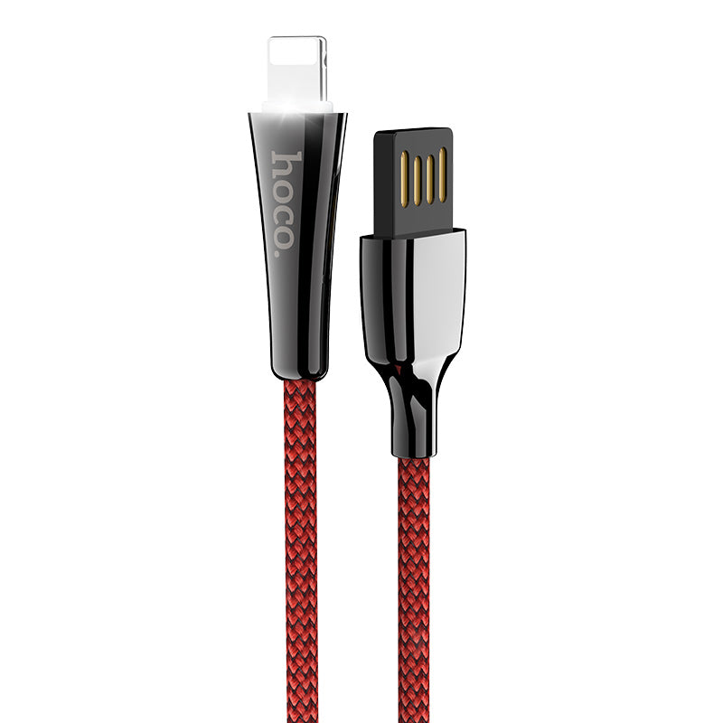Cable USB to Lightning «U41 Soft light» charging data sync
