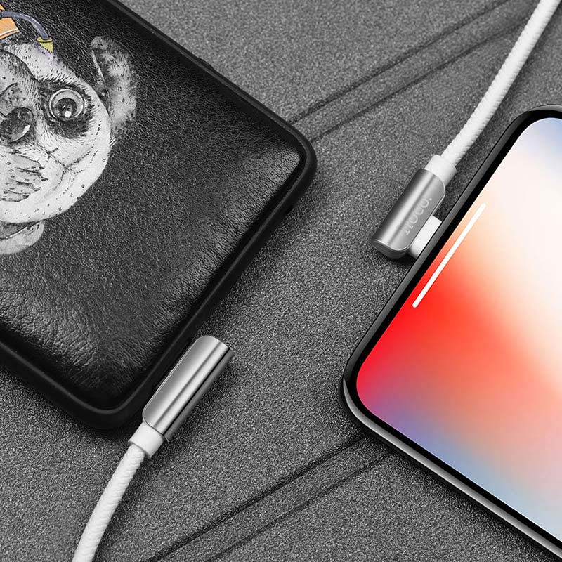 Cable USB to Lightning «U42 Exquisite steel» charging data sync
