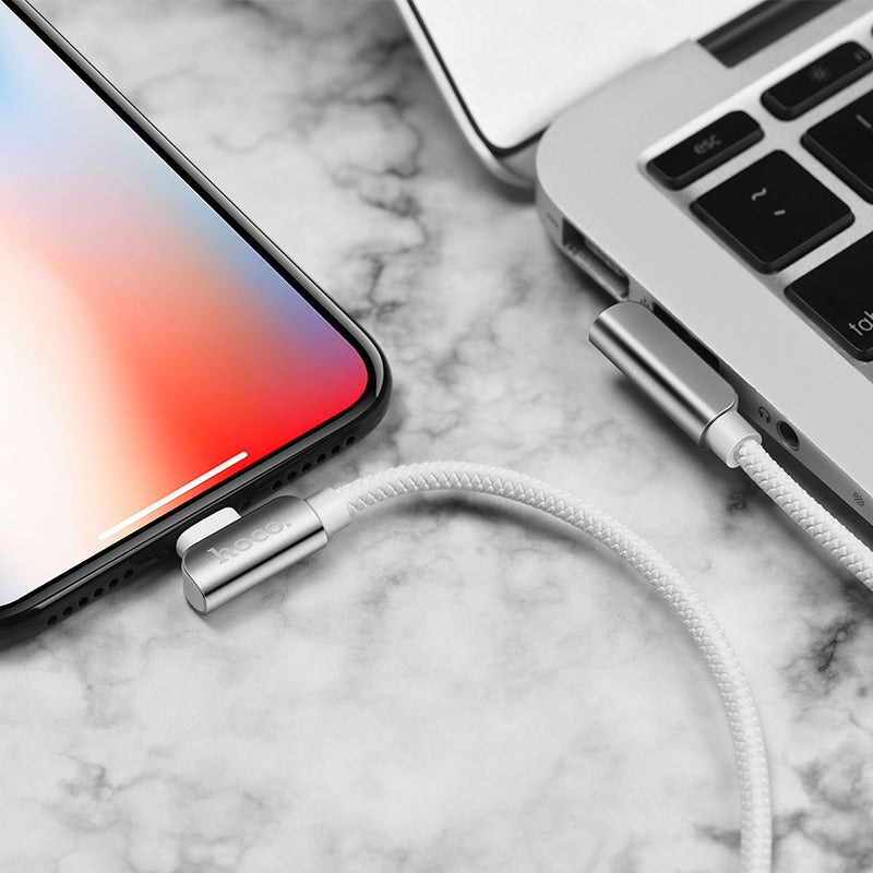 Cable USB to Lightning «U42 Exquisite steel» charging data sync