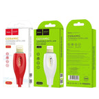 Cable USB to Lightning «U43 Ceramic» charging data sync