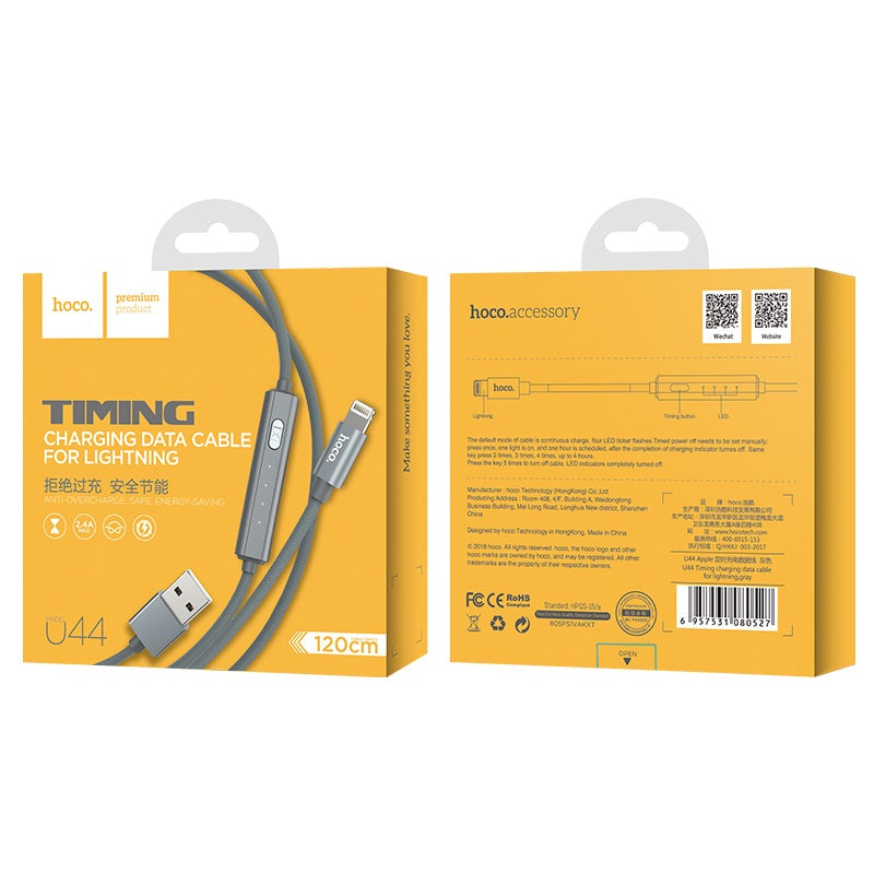 Cable USB to Lightning «U44 Timing» charging data sync