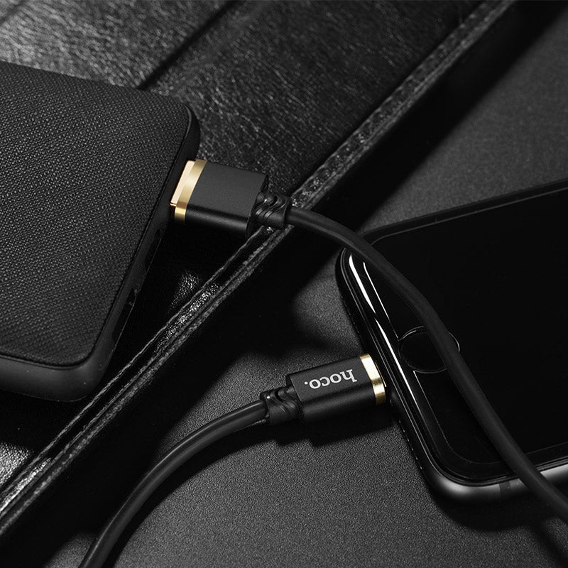 Cable USB to Lightning «U45 Gold collar» charging data sync