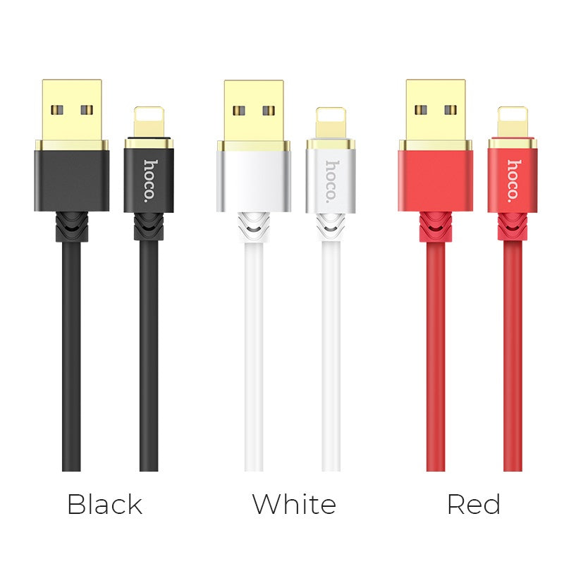 Cable USB to Lightning «U45 Gold collar» charging data sync