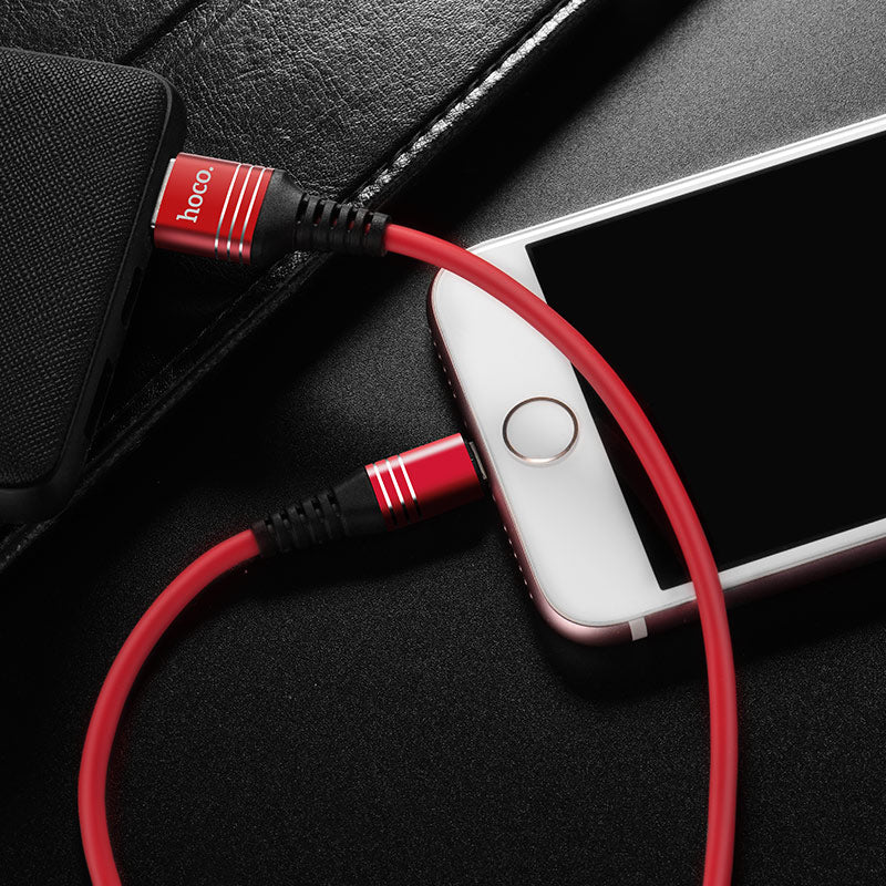 Cable USB to Lightning «U46 Tricyclic» charging data sync