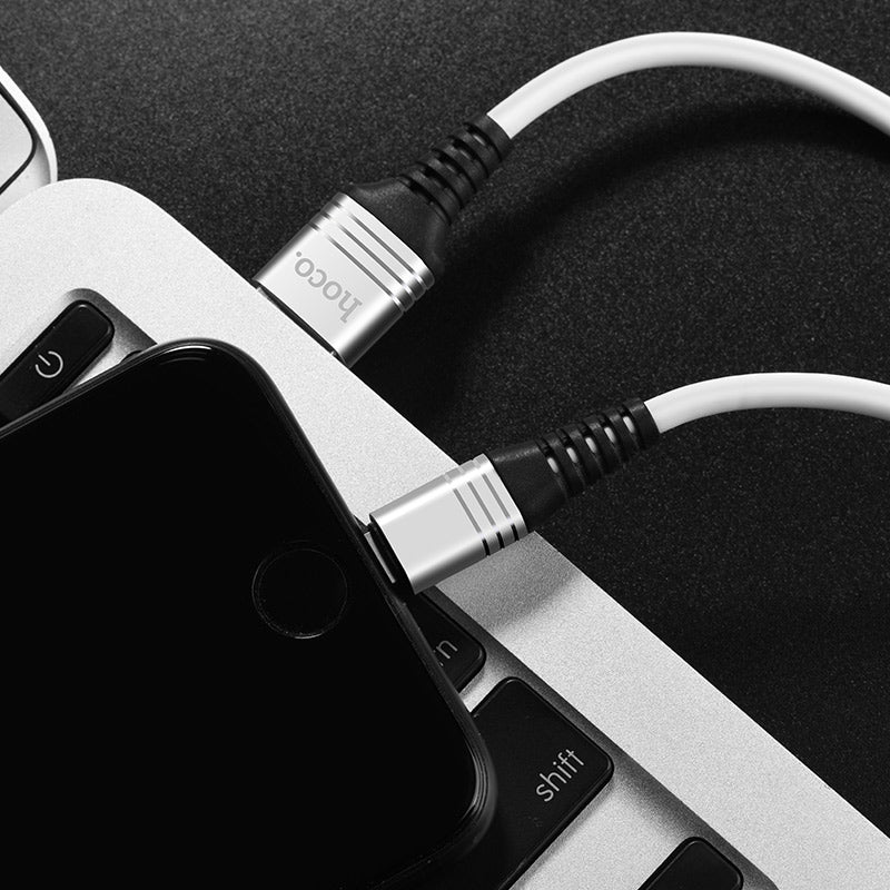 Cable USB to Lightning «U46 Tricyclic» charging data sync