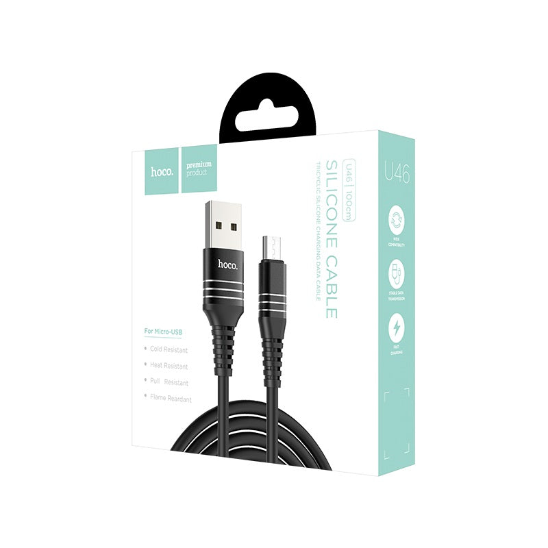 Cable USB to Micro-USB «U46 Tricyclic» charging data sync
