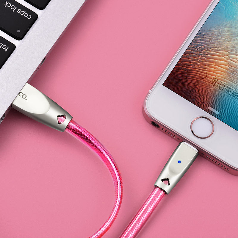 Cable USB to Lightning «U9» charging data sync