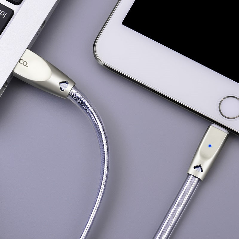 Cable USB to Lightning «U9» charging data sync