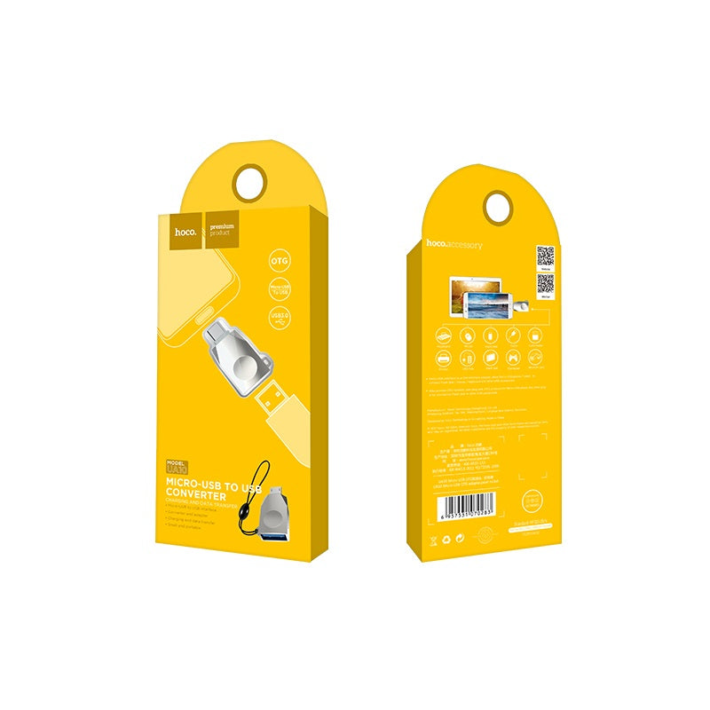 Adapter Micro-USB to USB «UA10» charging and data sync