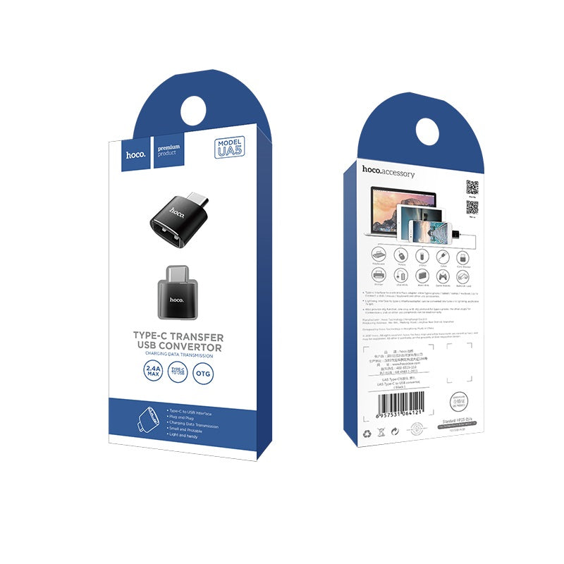 Adapter Type-C to USB «UA5» charging data transfer convertor